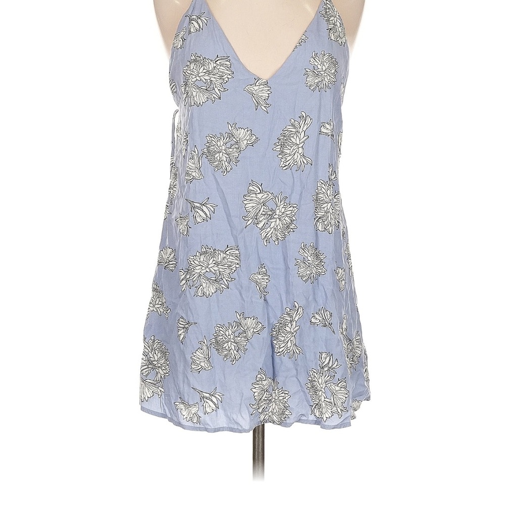 TOBI Floral Blue Sleeveless Dress